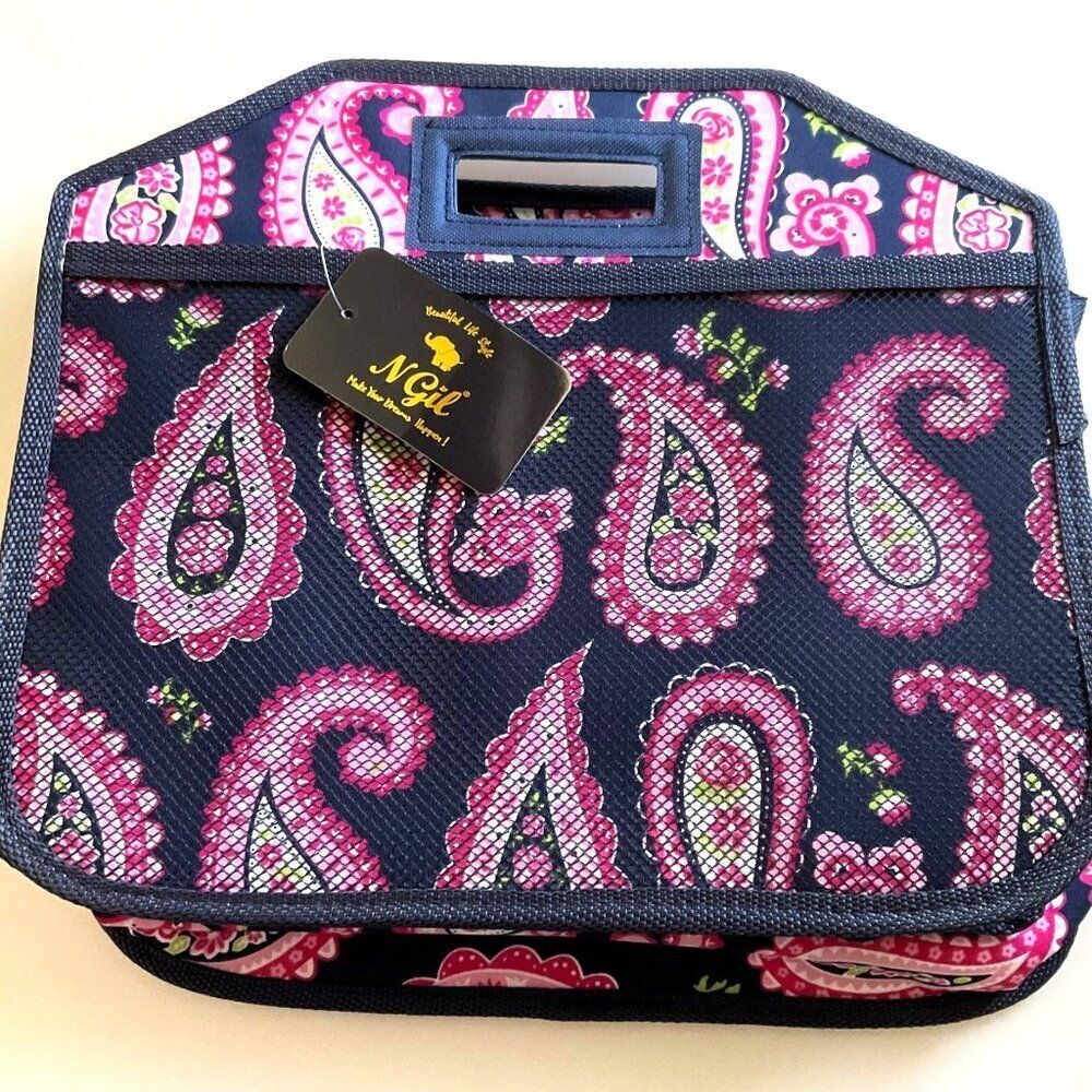 Paisley Passion Trunk Vehicle Organizer Foldable Tote